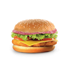 Chicken Salami Burger